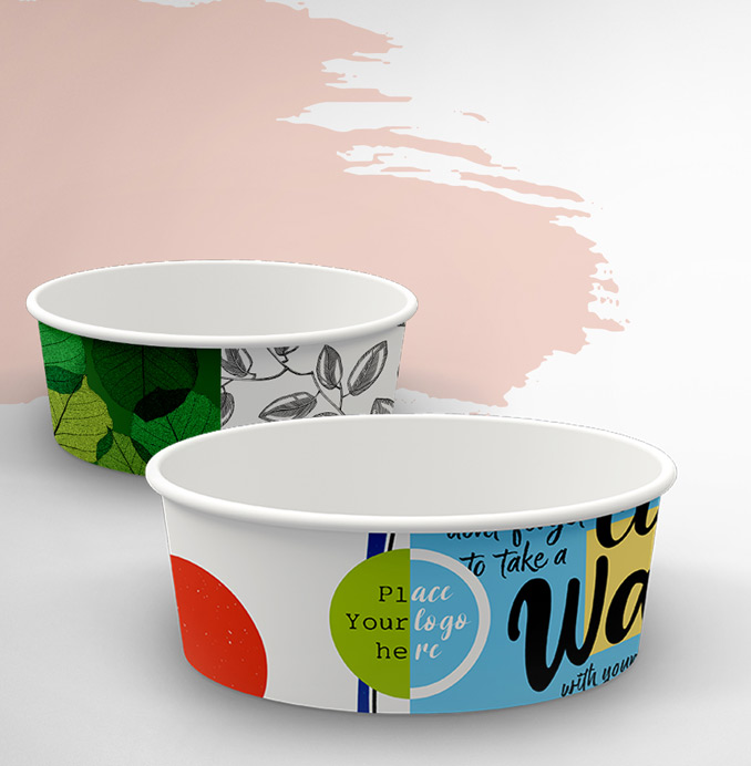 Contenitori per insalata personalizzati