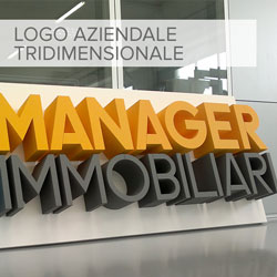 Logo aziendale tridimensionale