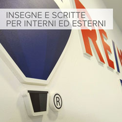 Insegne in pvc