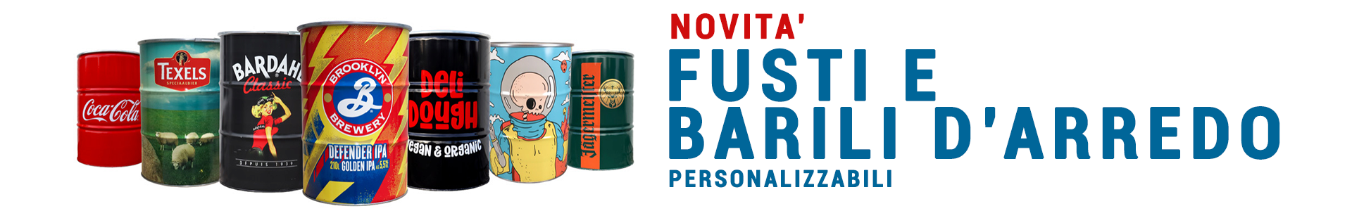 fusti e barili di arredo